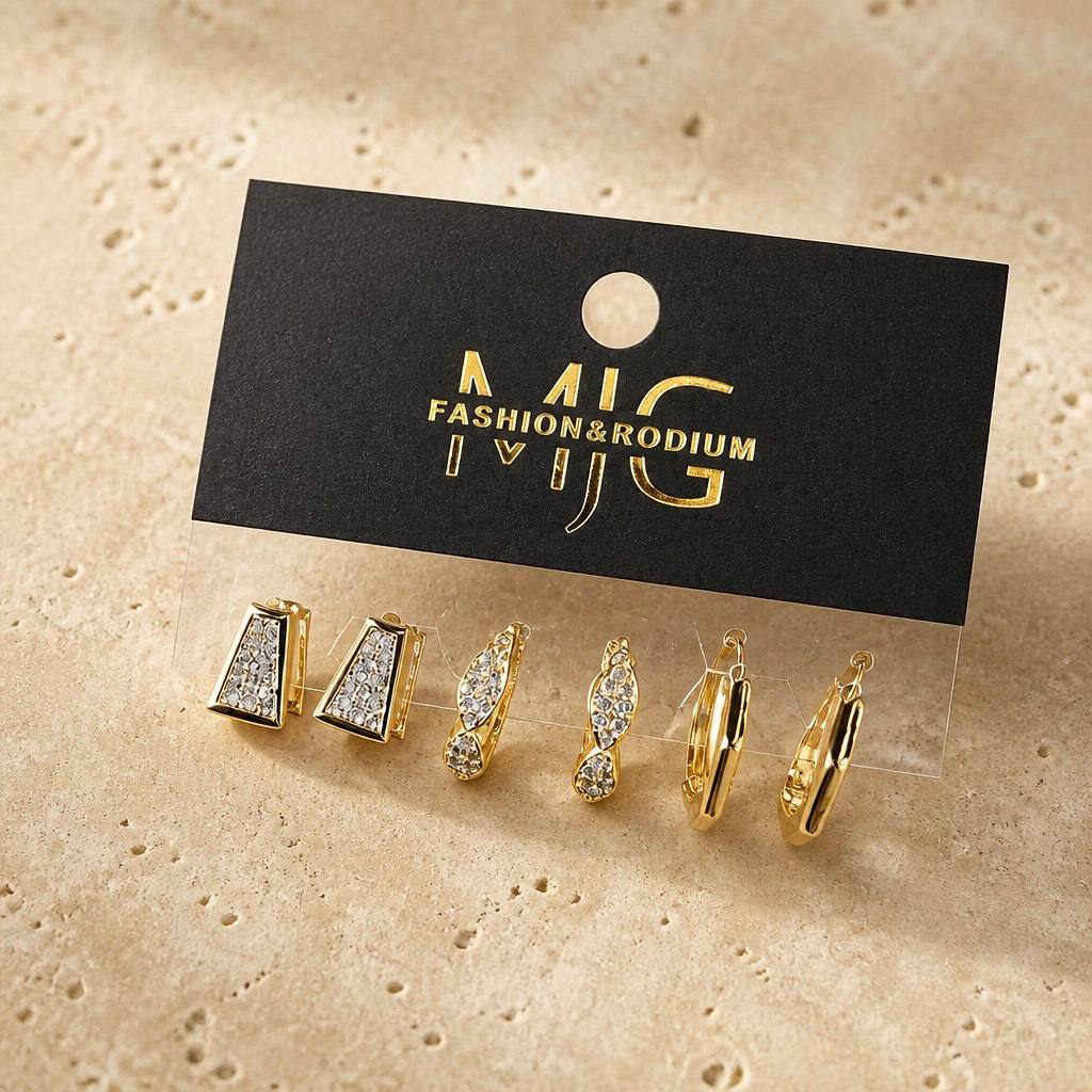 جديد حلق مجموعه gold plated✨❤️
السعر ١٢٠