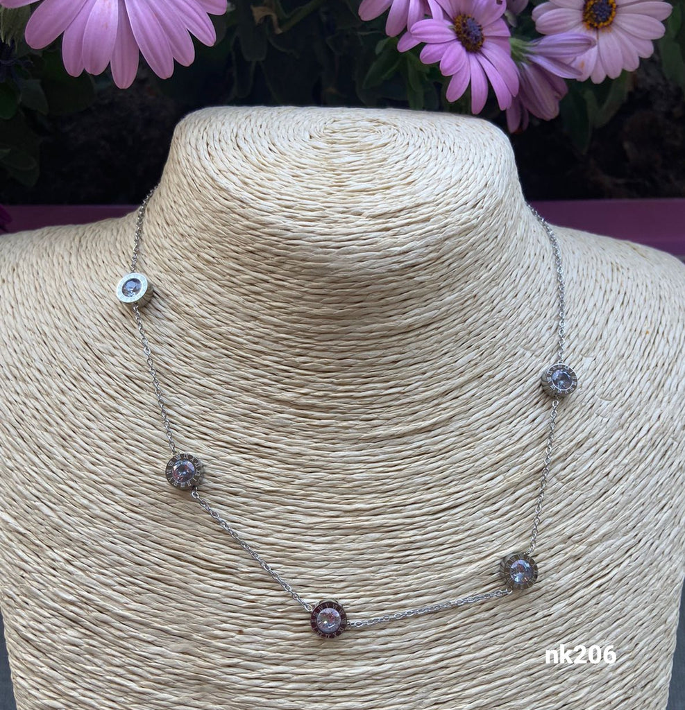 سلسلة ستانلس بيو stainless steel مش بتغير لون السعر ٥٥ (nk206)