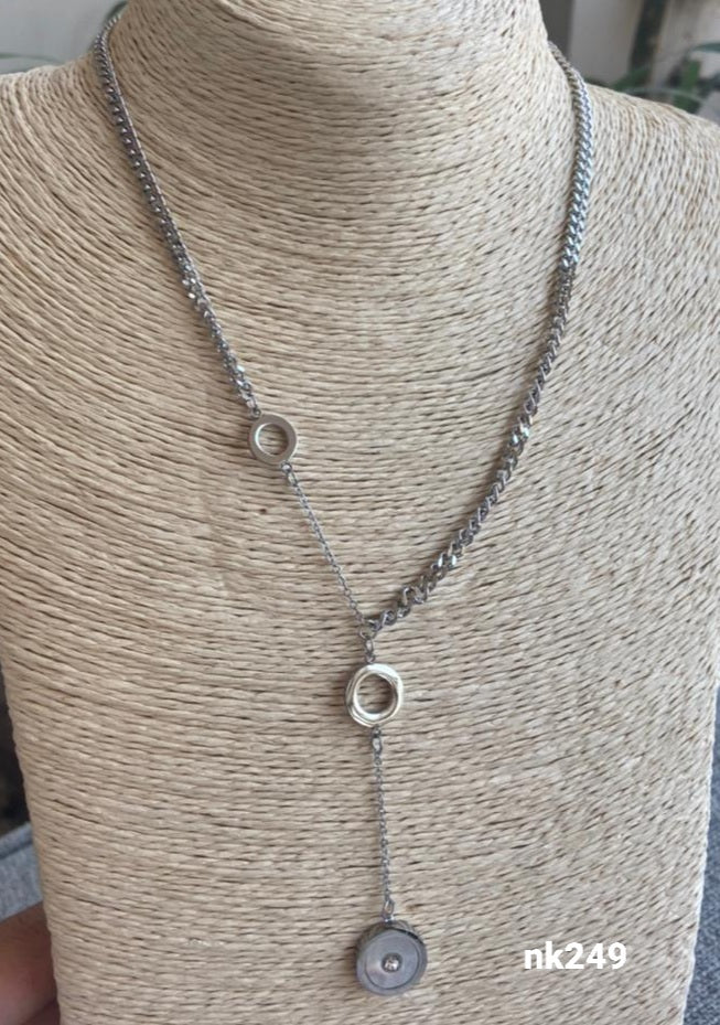 سلسلة ستانلس بيو stainless steel مش بتغير لون السعر ٥٥ (nk249)