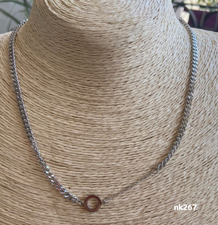 سلسلة ستانلس بيو stainless steel مش بتغير لون السعر ٥٥ (nk267)